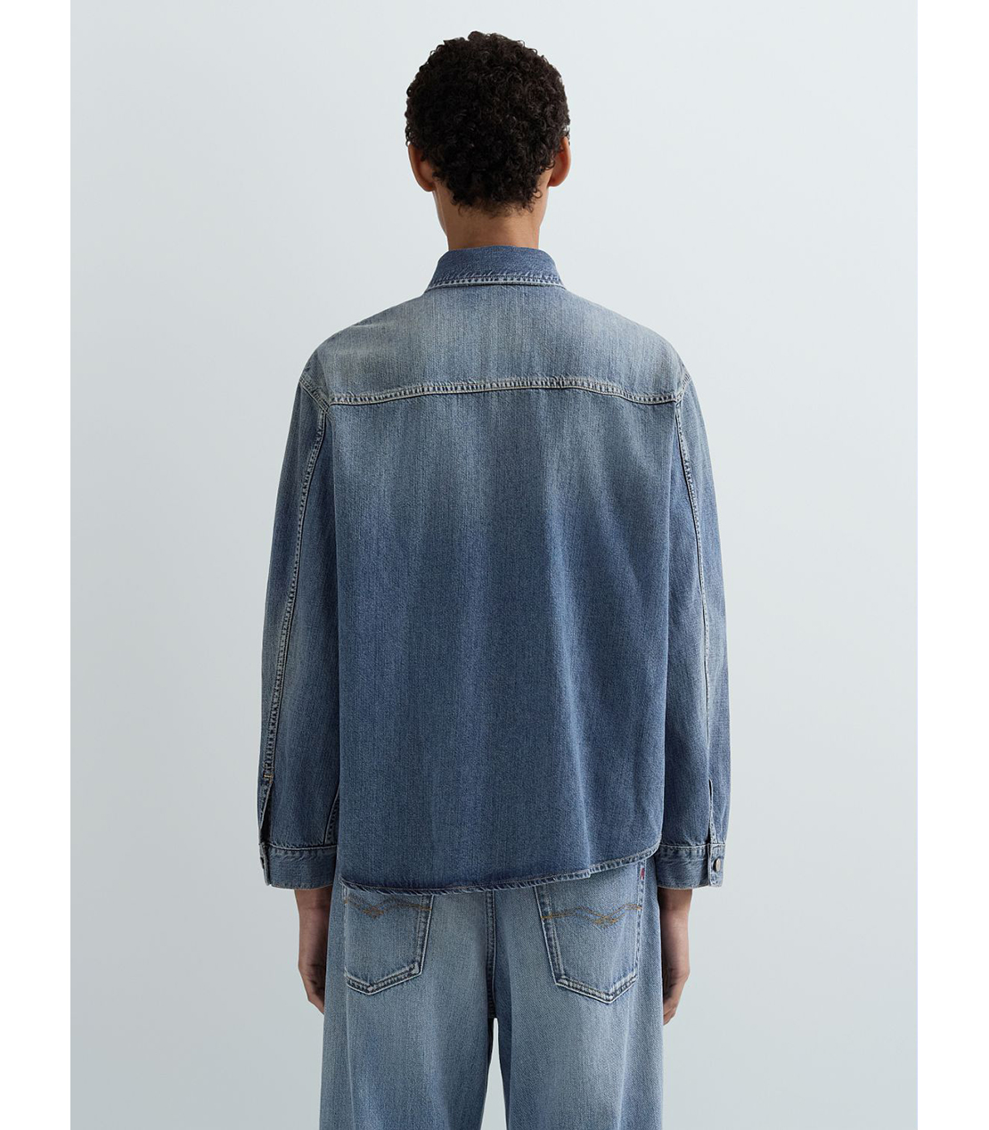 インディゴデニムシャツジャケット 詳細画像 ブルー 3